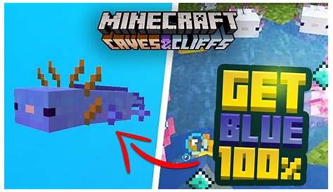 How do you get a blue axolotl in minecraft bedrock | Orange