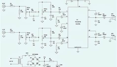 Electro help: MICROLAB M-B58 - SCHEMATIC [Circuit Diagram] - TEA2025B