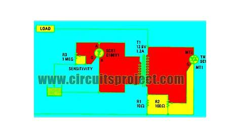 Project of Water level Sensor and Controller Circuit Diagram