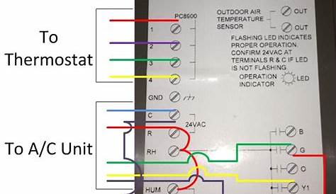 thermostat internal wiring diagram
