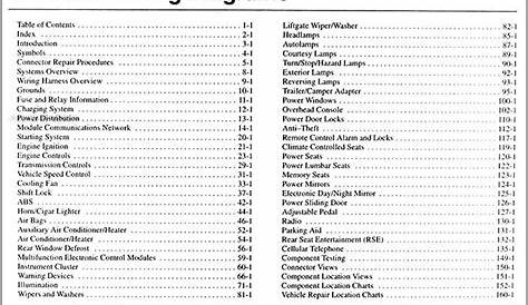 2003 Ford Windstar Wiring Diagram Manual Original