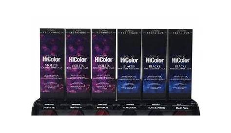 hicolor hilights color chart