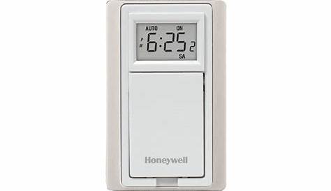 Honeywell 7-Day Programmable Timer Switch For Lights And Motors