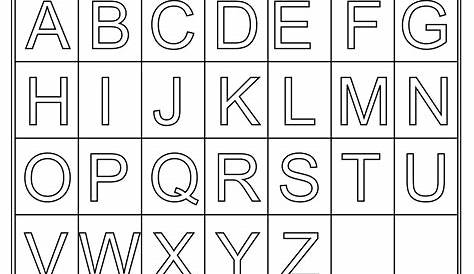 abc print out letters