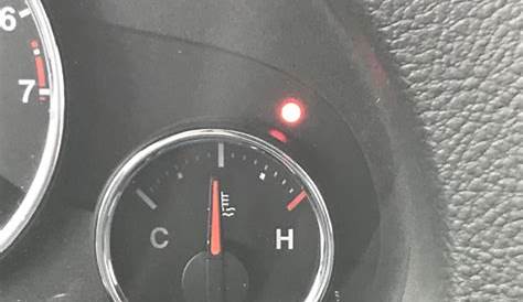 red light on jeep wrangler dash