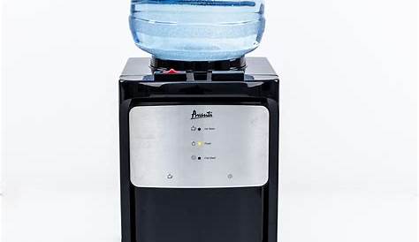Avanti Hot And Cold Tabletop Water Dispenser - Black and Stainless