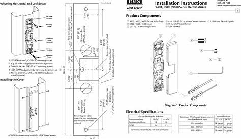 HES 3026006.002, Pages 1 4 Rev B 9400 Series Installation Guide 9500