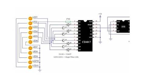 circuit diagram of running light