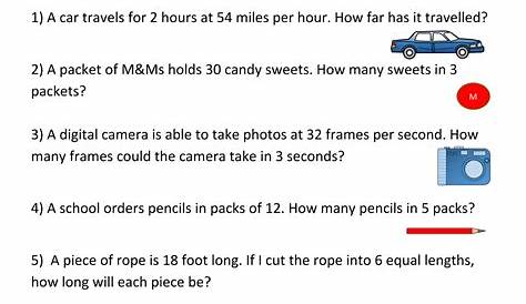 multiplication word problems for 4th graders