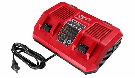Milwaukee M18 18-Volt Lithium-Ion Dual Bay Rapid Battery Charger-48-59
