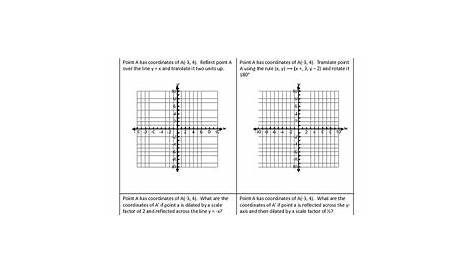geometry transformations composition worksheet answers