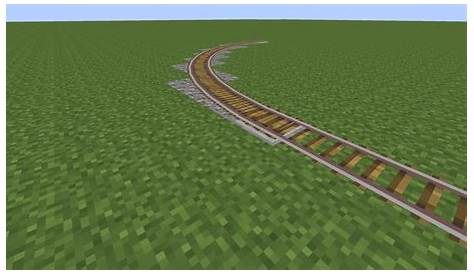 how to make train tracks in minecraft