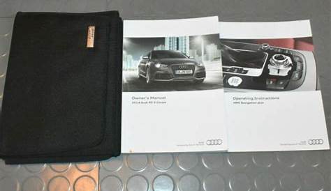 audi rs3 owners manual