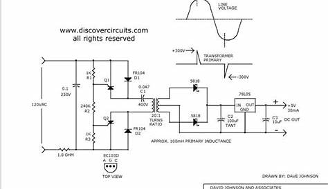 ac to dc power supply wiring diagram
