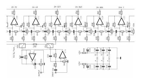10 Band Graphic Equalizer Circuit |Electronic Schematic Circuit Diagram