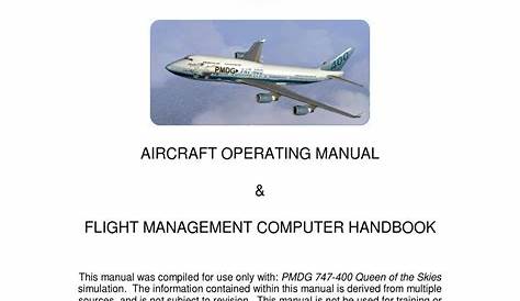boeing 747 manual
