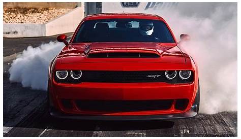 2018 Dodge Challenger SRT Demon Burnout Wallpaper | HD Car Wallpapers