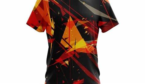 Plain Shattered Shapes CoolWick Bowling Jersey – Small Balls Apparel