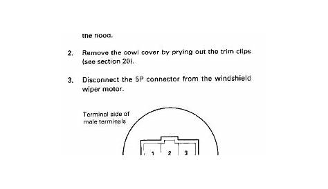 honda accord wiper wiring diagram