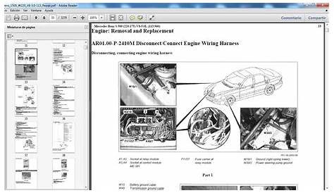 MERCEDES BENZ S500 W220 Manual de Taller - Workshop Re - Car.Repair.Manuals