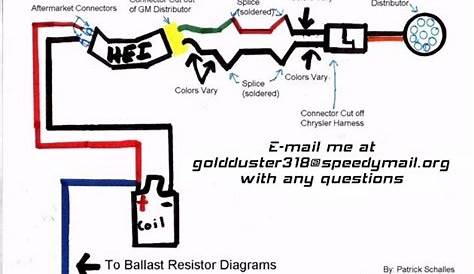 gm hei distributor wiring diagram only