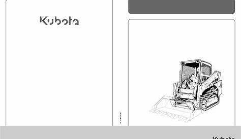 User manual Kubota SVL75-2 (English - 158 pages)