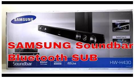 manual for samsung soundbar