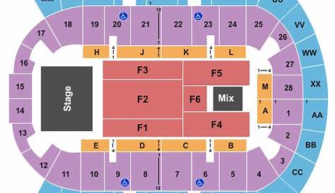 Mississippi Coast Coliseum Seating Chart & Maps Biloxi