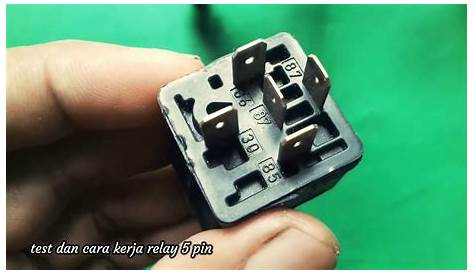 Relay 5 pin wiring diagram - YouTube