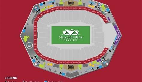 Brilliant atlanta mercedes benz stadium seating chart