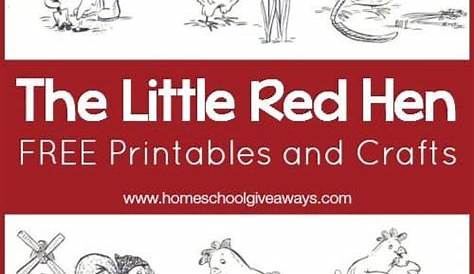 the little red hen story printable