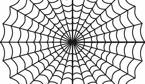 Free Printable Spider Web Coloring Pages For Kids