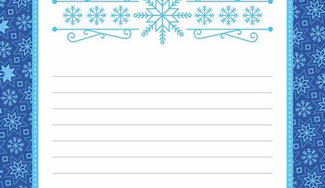 6 Best Images of Christmas Writing Paper Template Printable - Christmas