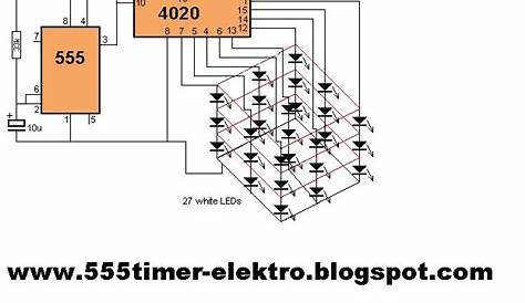 333 led cube circuit diagram