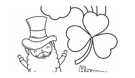 saint patrick's day coloring pages printable