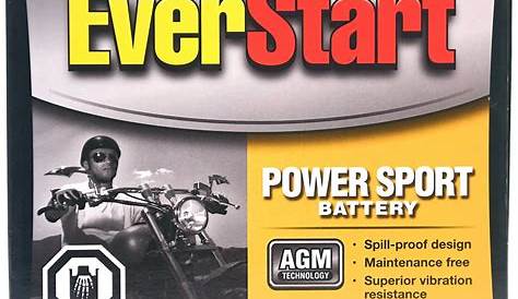 EverStart AGM PowerSport Battery, Group Size ES-20LBS (12 Volt/270 CCA