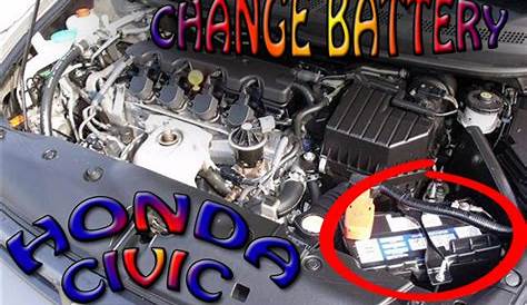 How to change the battery on Honda Civic made between 2006-2011 – Reset service light, reset oil