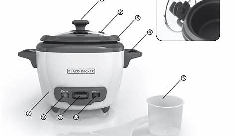 Black and Decker Rice Cooker RC503 User Manual