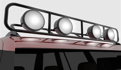 truck roof light rack