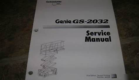 genie service manual