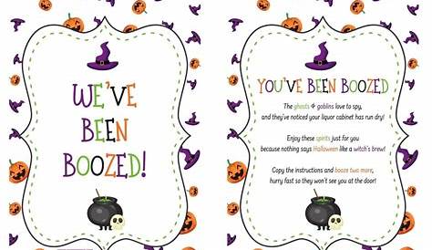 you ve been boozed printable
