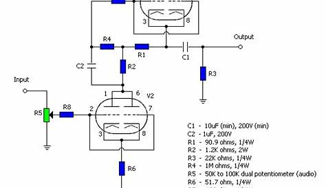 basic tube amp schematic