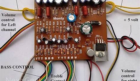 4440 ic stereo amplifier circuit diagram