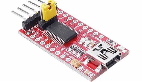 ft232rl ftdi usb to ttl serial converter schematic