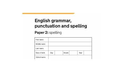 KS2 English Grammar Papers - URBrainy.com