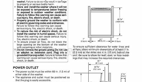 LG WT1501CW Washing Machine Owner's Manual