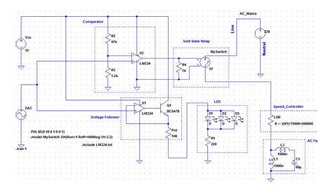 230v fan controller circuit diagram