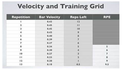 velocity based training zones