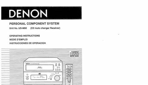 Denon UD-M50 Owner Manual | Manualzz