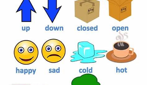 Joyful English For Kids: We can learn opposite words with pictures!